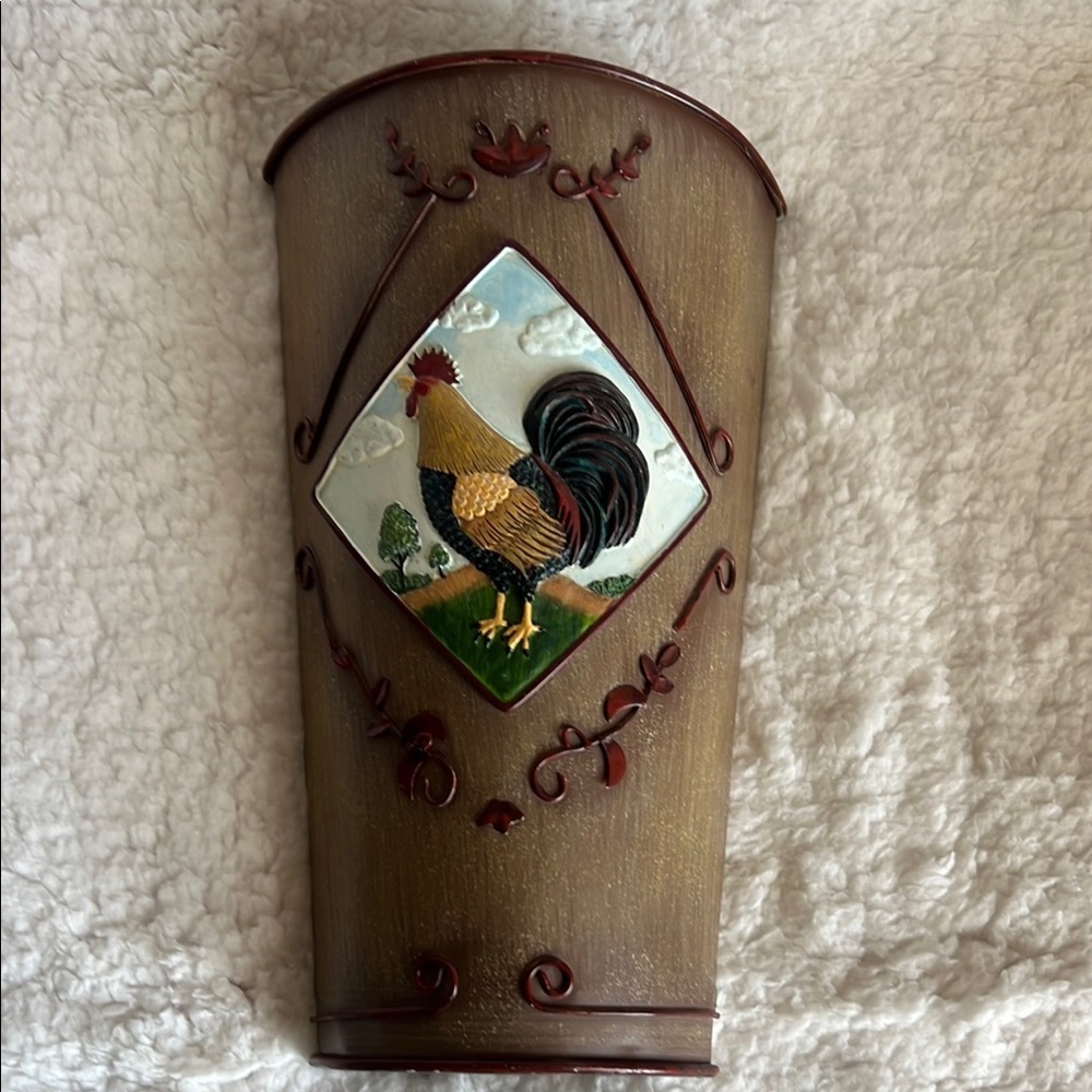Decorative Rooster Wall Sconce‎